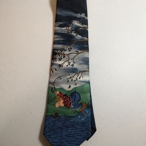 Gary Patterson Balancine Hot Cakes Fishing Tie